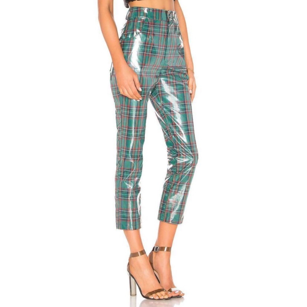 SAMPLE LPA Pant 417 in Green Plaid Small/4-6